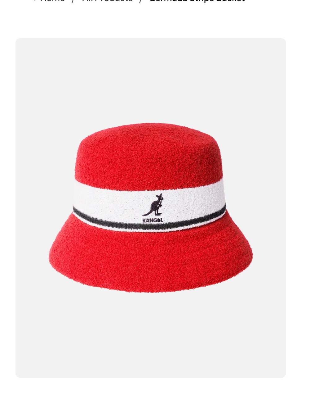 Kangol Bermuda Stripe Bucket Hat